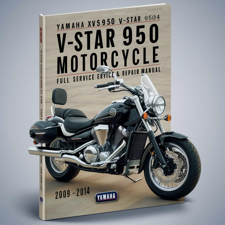 Manual de reparación y servicio completo de la motocicleta Yamaha XVS950 V-Star 950 Tourer 2009-2014