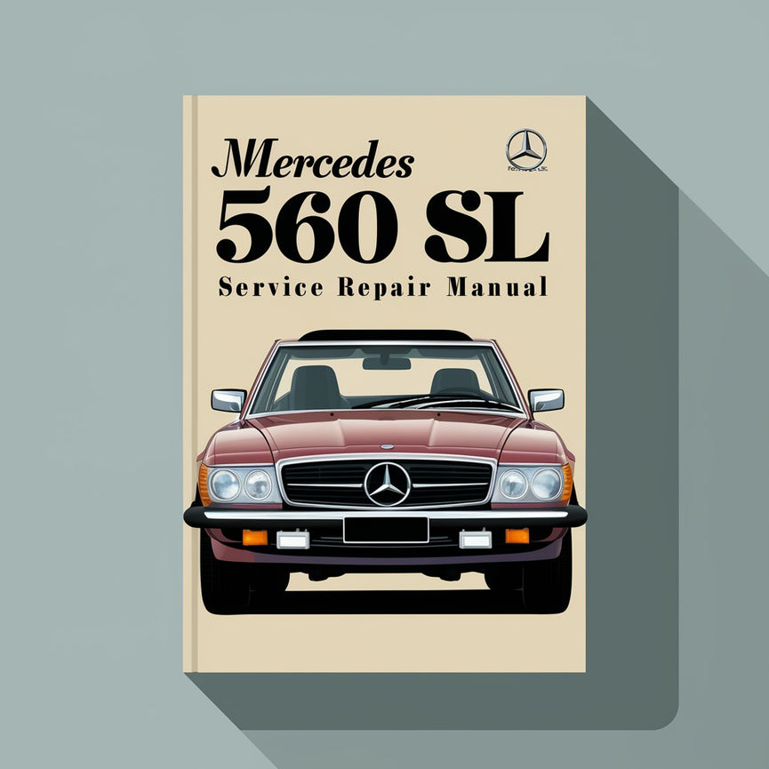 Manual de servicio y reparación del Mercedes 560 SL 1986-1989