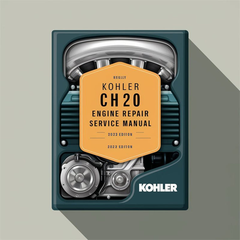Kohler Command Pro Models CH20 Engine Service Repair Workshop Manual PDF
