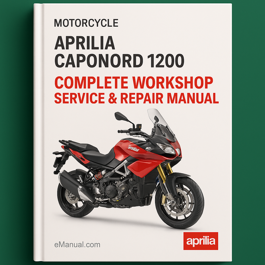 Aprilia Caponord 1200 Motorcycle Complete Workshop Service Repair Manual