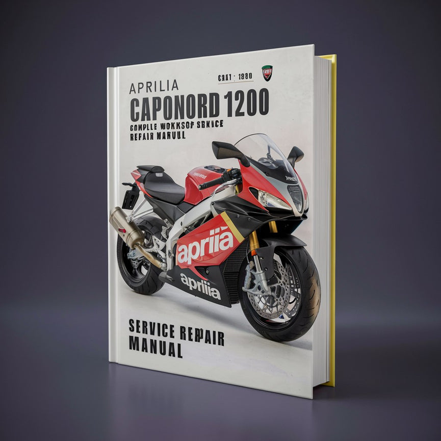 Aprilia Caponord 1200 Motorrad Komplette Werkstatt Service Reparaturhandbuch