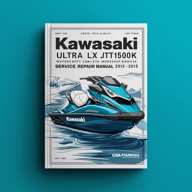 Manual completo de reparación y servicio de taller de la moto acuática Kawasaki Ultra LX JT1500K 2012 2013 2014 2015