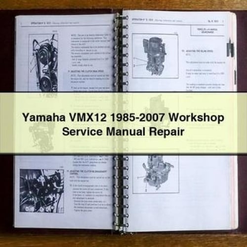 Manual de servicio y taller de reparación de Yamaha VMX12 1985-2007