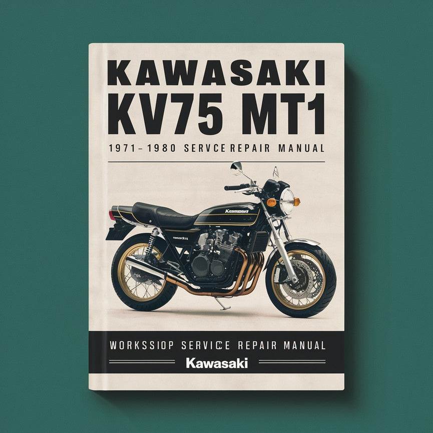 Kawasaki KV75 MT1 1971-1980 Werkstatt-Service-Reparaturhandbuch