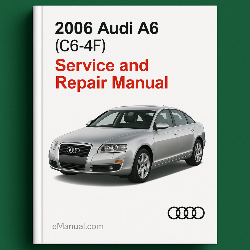 2006 Audi A6 (C6-4F) Service and Repair Manual