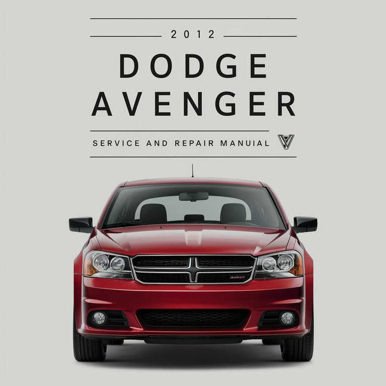 Manual de servicio y reparación del Dodge Avenger 2012