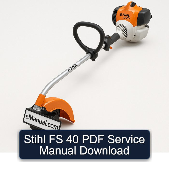 Stihl FS 40 Service Repair Workshop Manual PDF