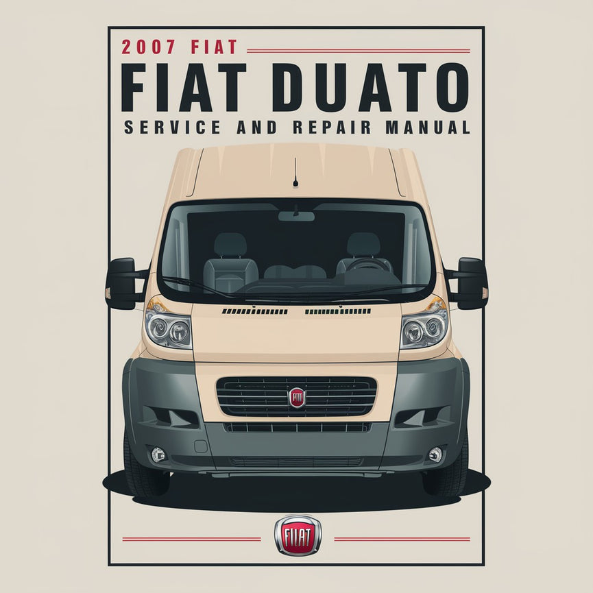 Manual de servicio y reparación del Fiat Ducato (3.ª generación) 2007