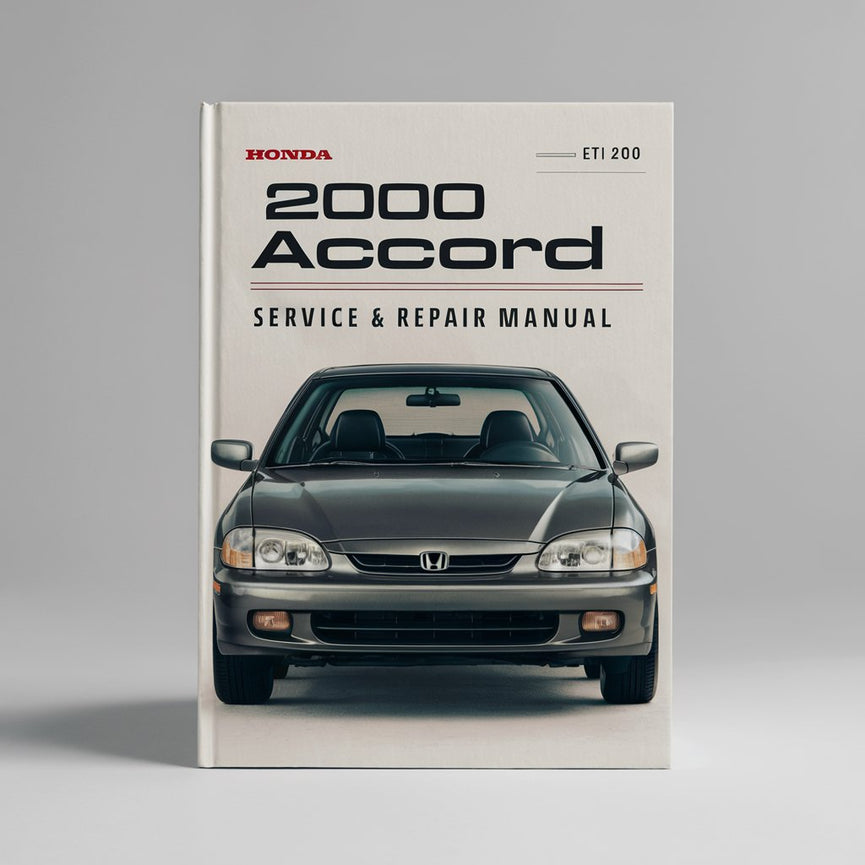 2000 Honda Accord Service & Repair Manual