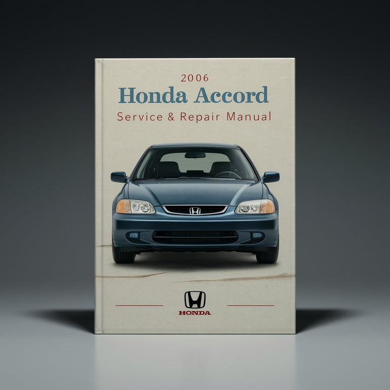 2006 Honda Accord Service & Repair Manual