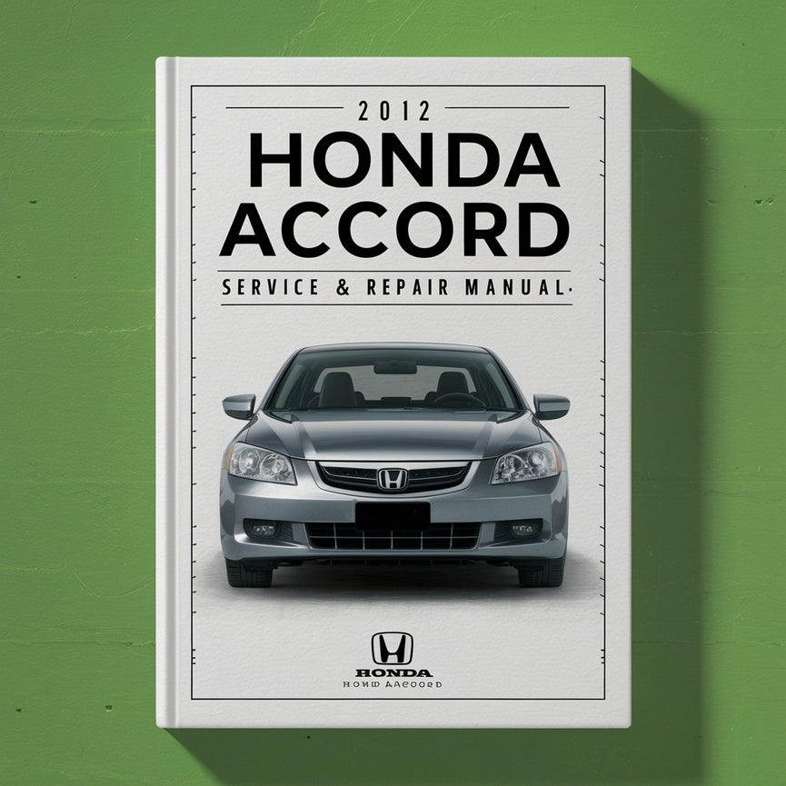 Manual de servicio y reparación del Honda Accord 2012