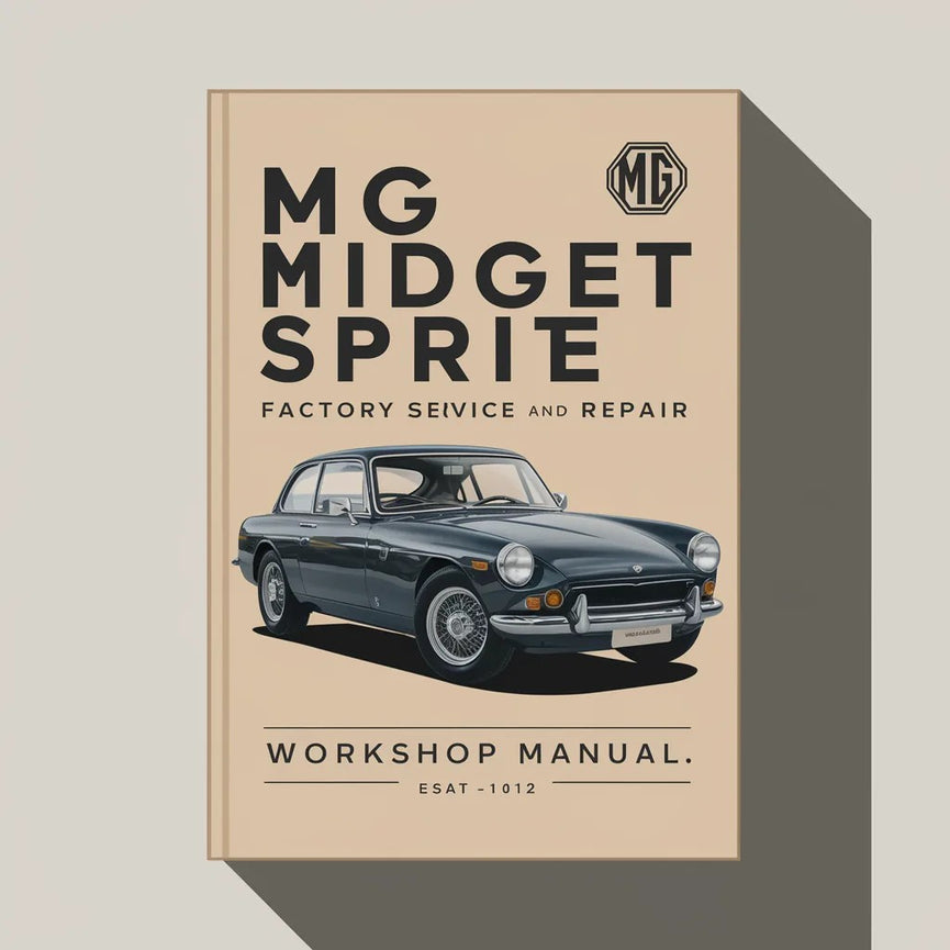 MG Midget Sprite Werkswartungs- und Reparaturwerkstatthandbuch