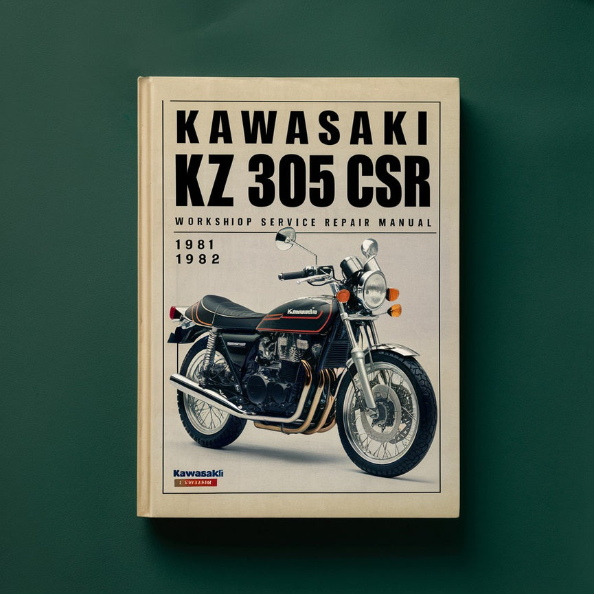 Manual de servicio y reparación del taller Kawasaki KZ 305 CSR 1981 1982