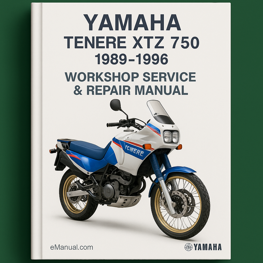 Yamaha Tenere XTZ 750 1989-1996 Workshop Service Repair Manual
