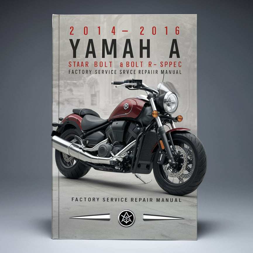 Manual de reparación y servicio de fábrica de los modelos Yamaha Star Bolt y Bolt R-spec XVS950 2014 2015 2016