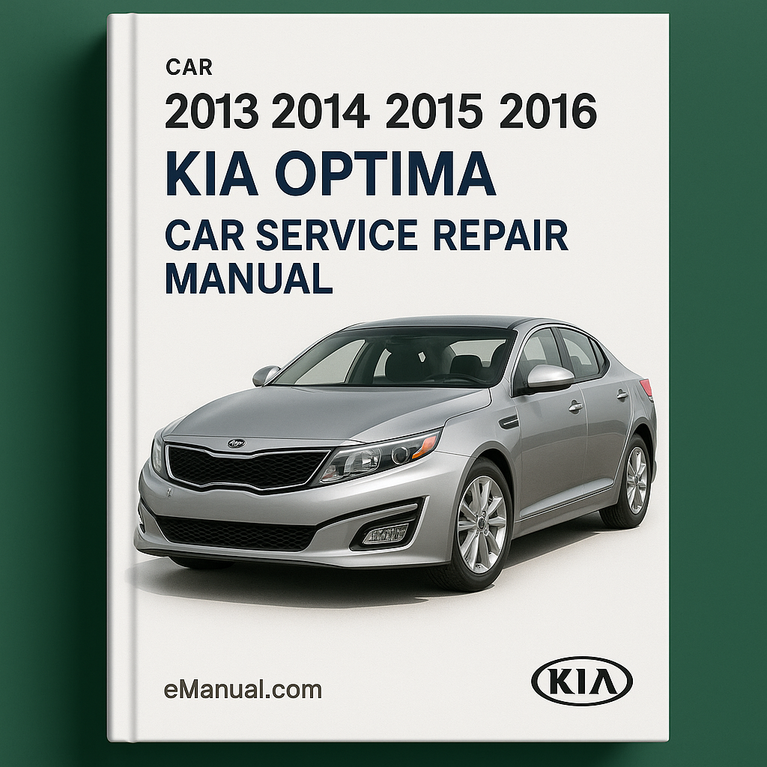 Manual de servicio y reparación de Kia Optima 2013 2014 2015 2016