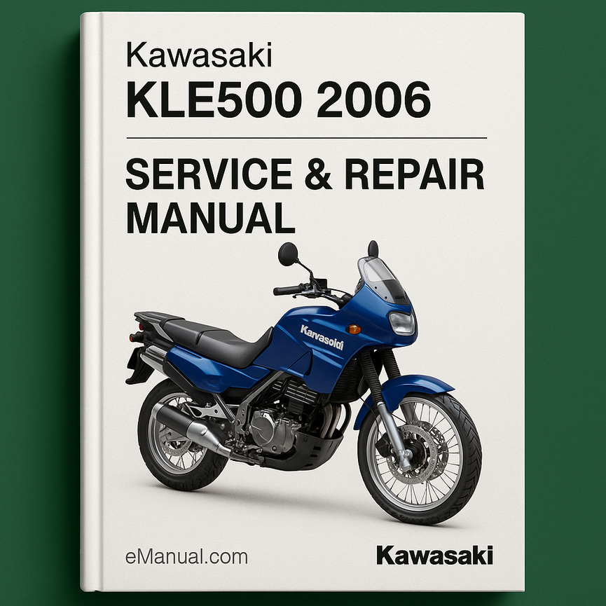 Manual de servicio y reparación de Kawasaki KLE500 2006