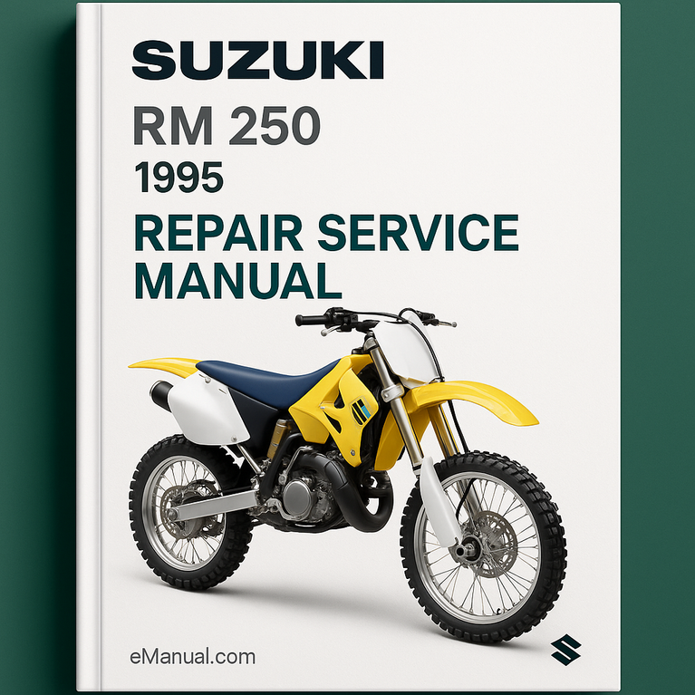 Suzuki RM 250 1995 Reparatur-Servicehandbuch