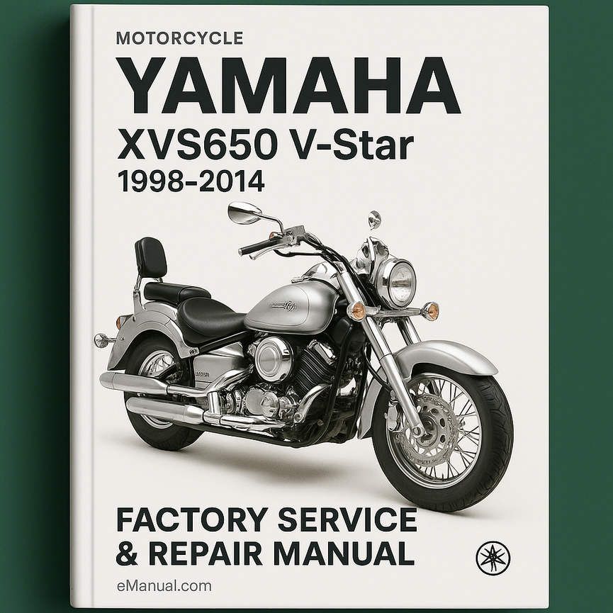 Yamaha XVS650 V-Star 1998-2014 Factory Service Repair Manual