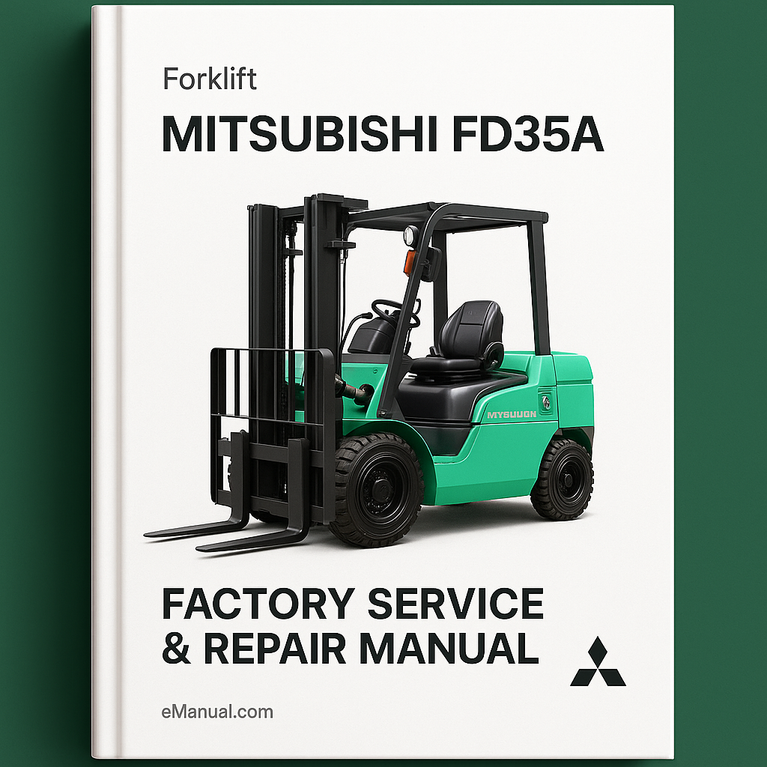 Mitsubishi FD35A Forklift Factory Service Repair Manual