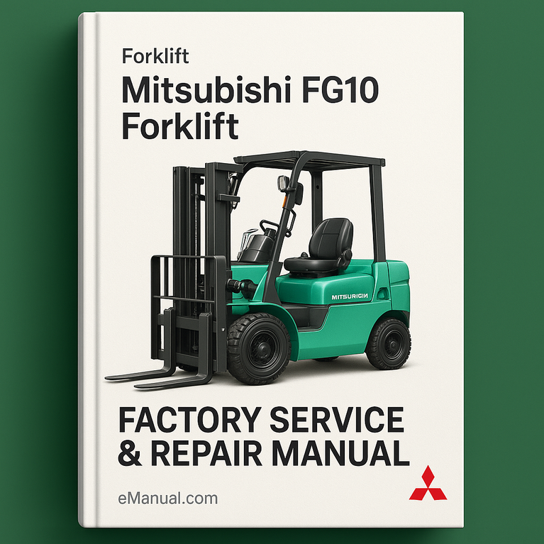 Mitsubishi FG10 Forklift Factory Service Repair Manual