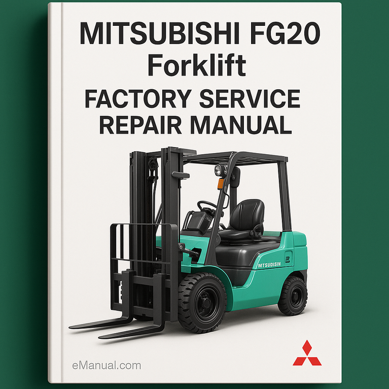Mitsubishi FG20 Forklift Factory Service Repair Manual