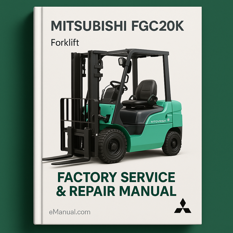Mitsubishi FGC20K Forklift Factory Service Repair Manual