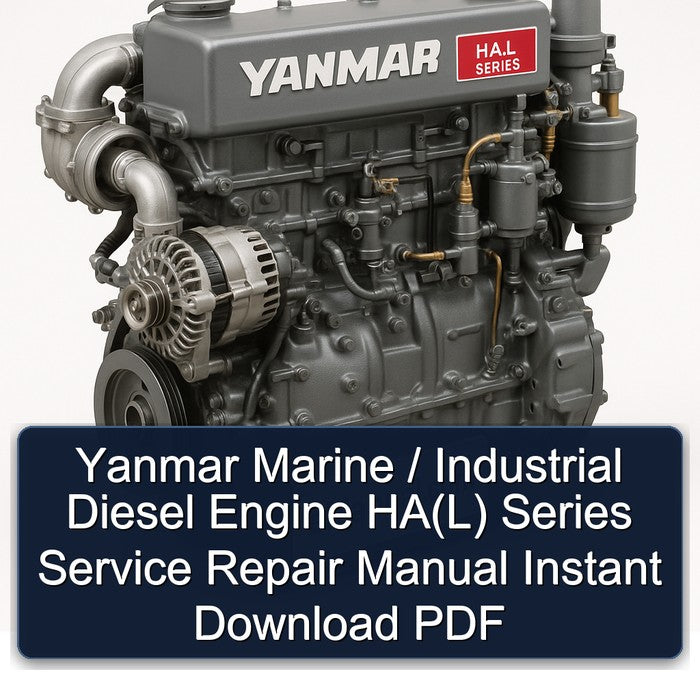 Yanmar Marine / Industrial Diesel Engine Ha(l) Series Service Repair Workshop Manual PDF