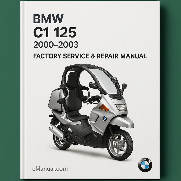 BMW C1 125 2000-2003 Factory Service Repair Manual