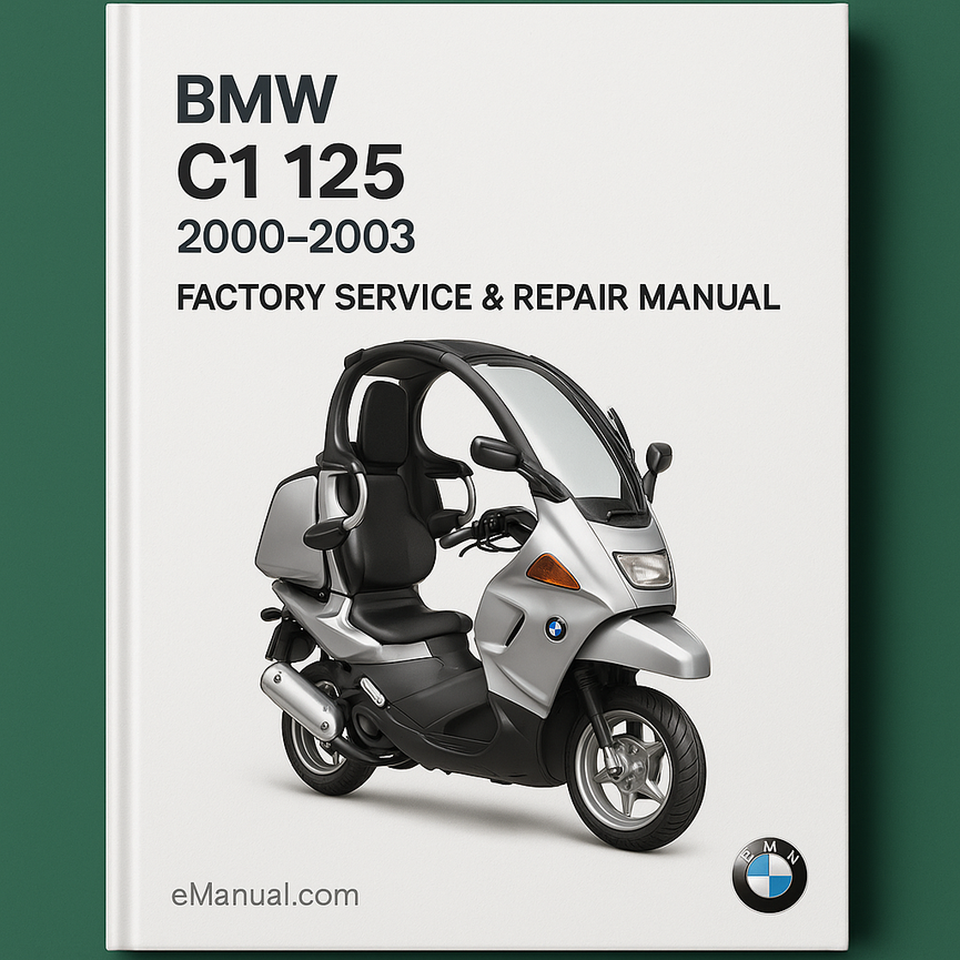 BMW C1 125 2000-2003 Factory Service Repair Manual
