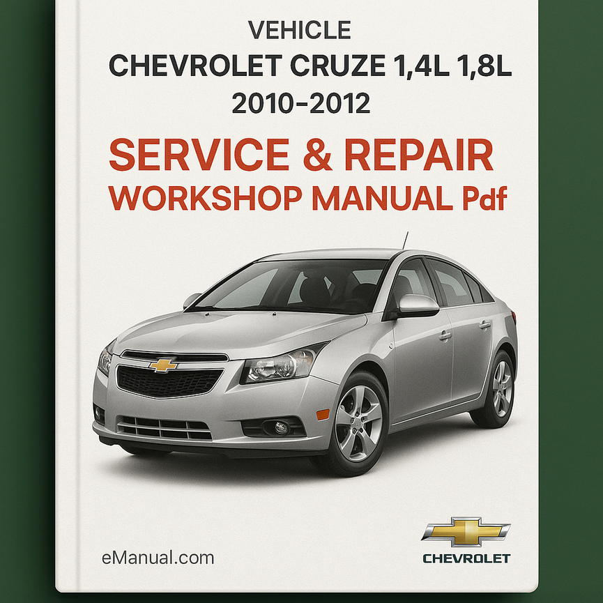 Manual de taller y servicio de Chevrolet Cruze 1.4L 1.8L 2010-2012