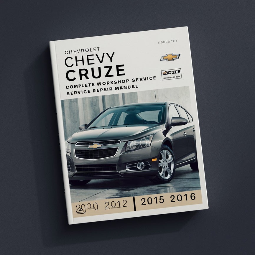 Manual completo de taller, reparación y servicio del Chevrolet Cruze 2010 2011 2012 2013 2014 2015 2016