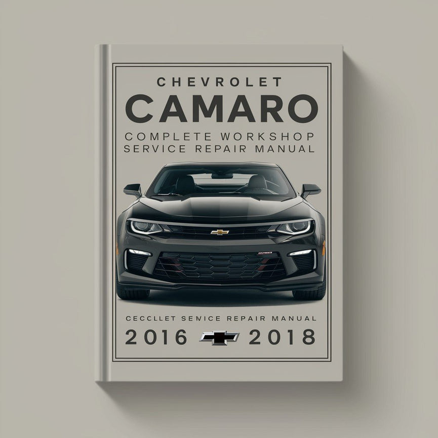 Chevrolet Chevy Camaro Komplettes Werkstatthandbuch 2016 2017 2018