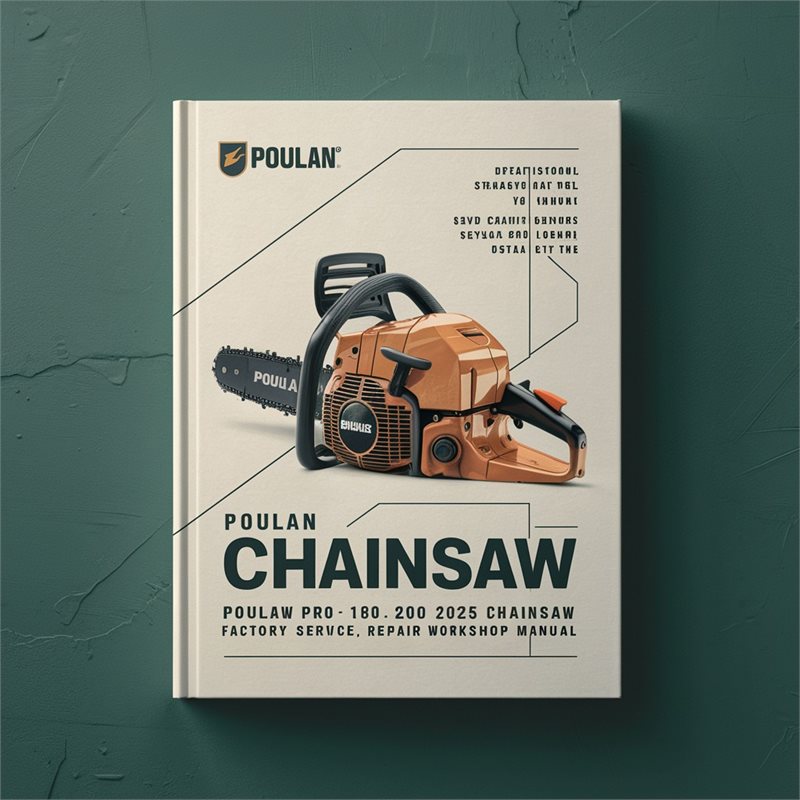 2000 Poulan Pro 180 20 200 205 20D 2100 225 Chainsaw Service Repair Workshop Manual PDF