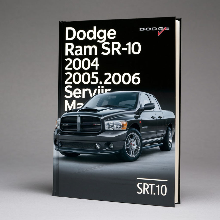 Dodge Ram SRT-10 2004 2005 2006 Service-Reparaturhandbuch SRT10