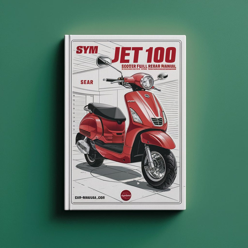 SYM JET 50 100 RED DEVIL Scooter Komplettes Service- und Reparaturhandbuch