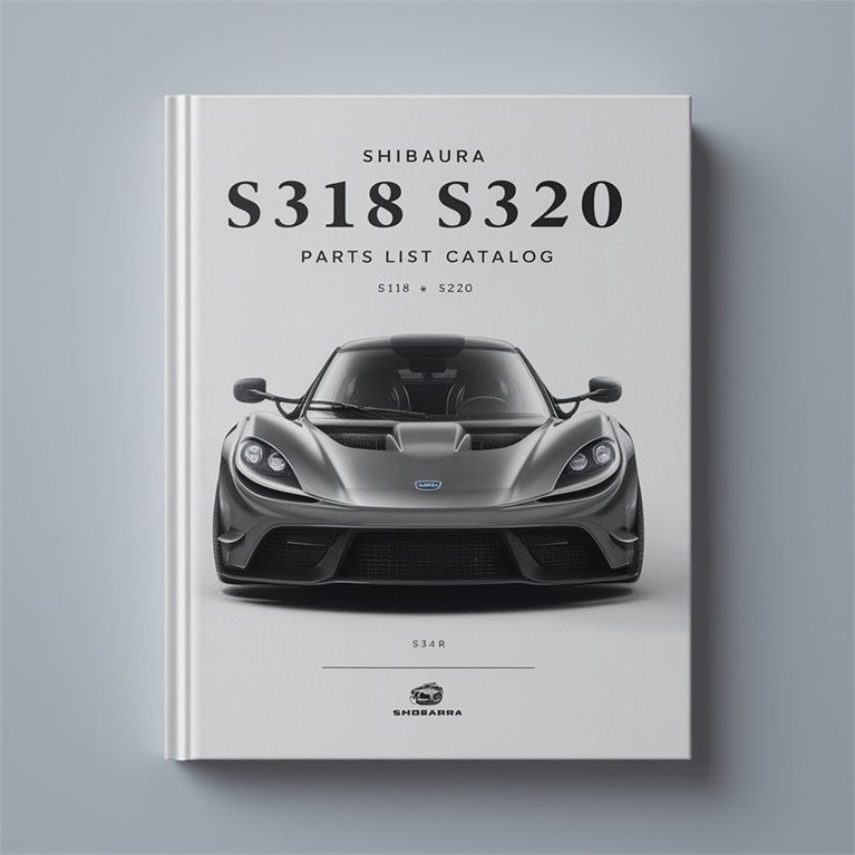Shibaura S318 S320 Catalog Parts PDF