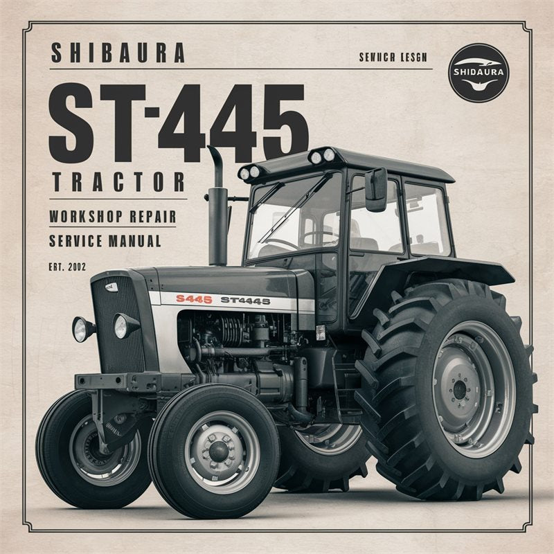 Shibaura ST445 Tractor Service Repair Workshop Manual PDF