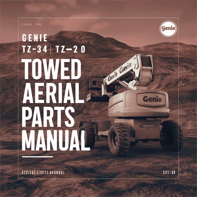 Genie TZ-34 TZ-20 Towed Aerial Lift Parts Catalog PDF
