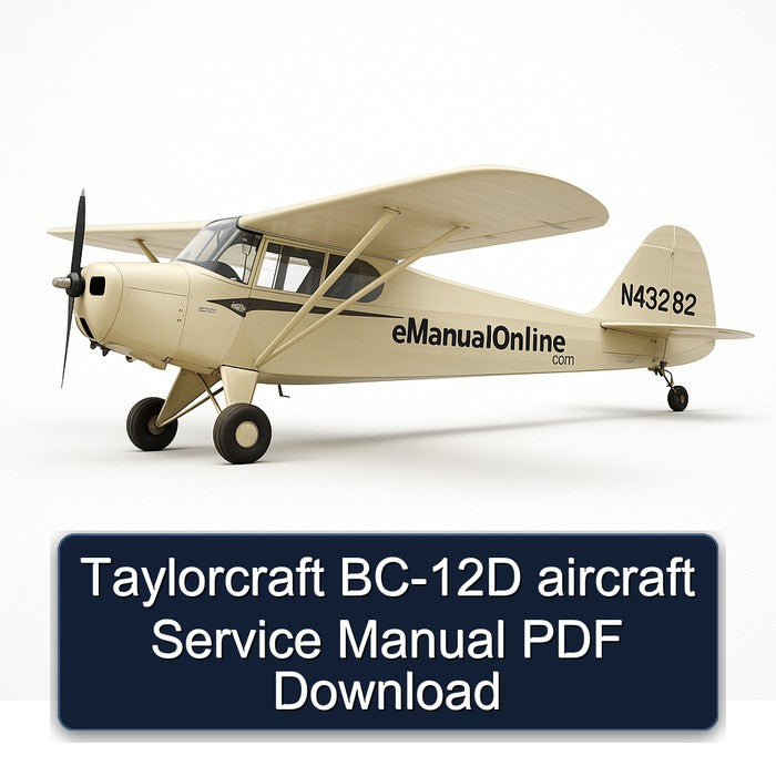 Taylorcraft BC-12D Aircraft Service Repair Workshop Manual PDF