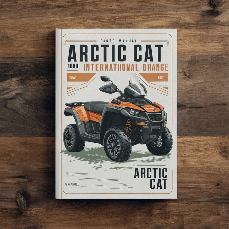 Arctic Cat 2012 ATV 1000 GT INTERNATIONAL ORANGE BLACK A2012AGW1POSY Parts Manual