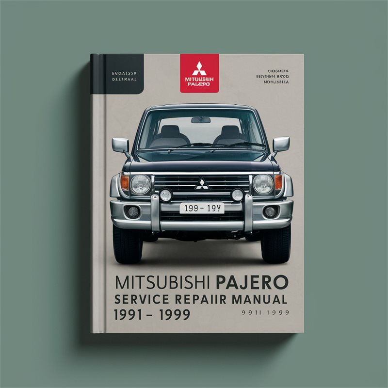 1991-1999 Mitsubishi Pajero Service Repair Workshop Manual PDF