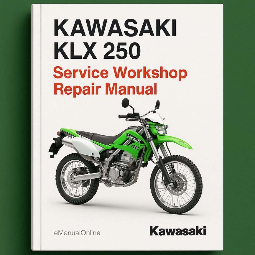 KAWASAKI KLX 250 Service Workshop Repair Manual