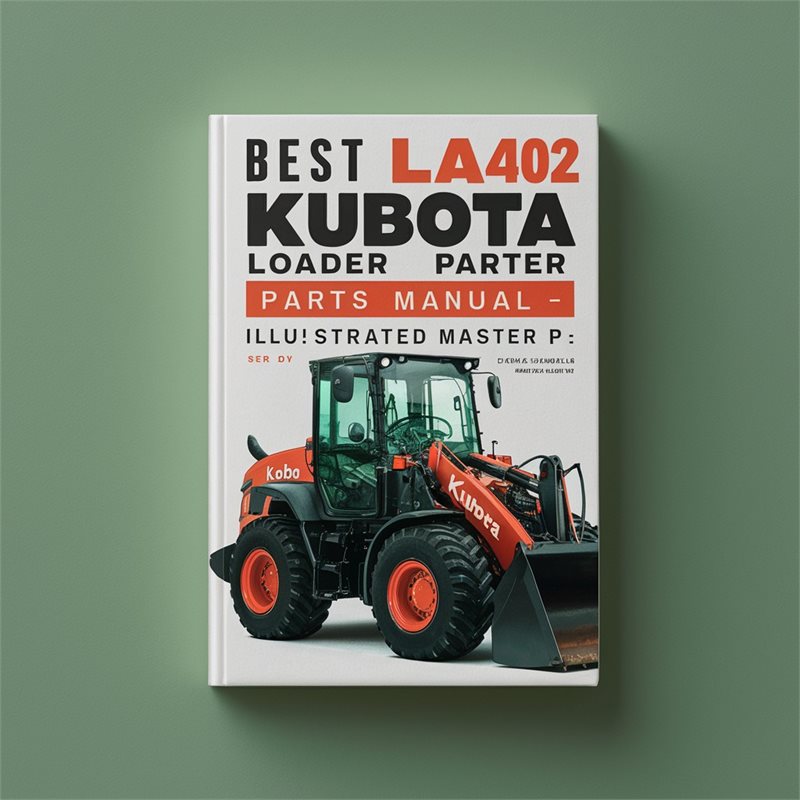 Best LA402 Kubota Loader Parts -illustrated Master P Catalog PDF