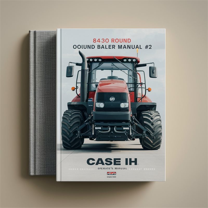 Case IH 8430 Round Baler Operators 2 Operator's Manual PDF