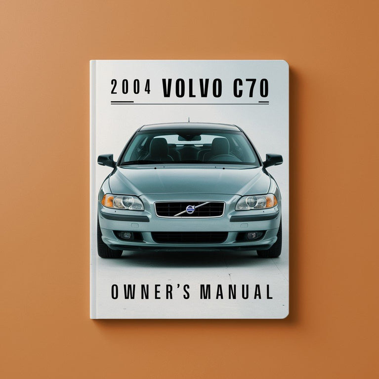 04 Volvo C70 2004 Manual del propietario