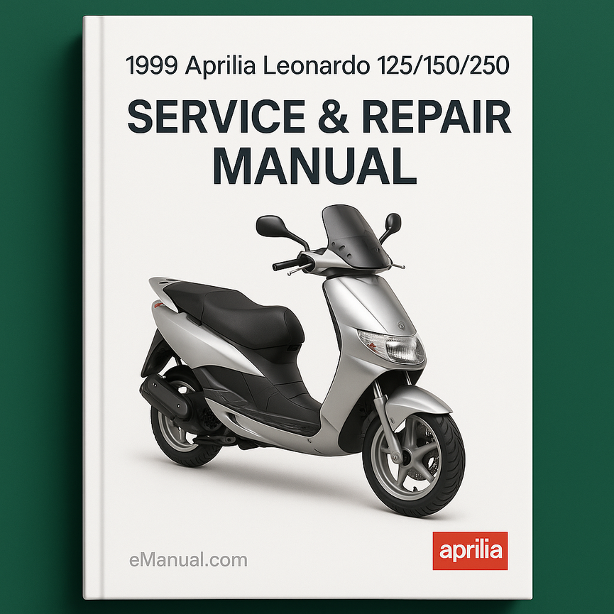 1999 Aprilia Leonardo 125/150 /250 Service-Reparaturhandbuch