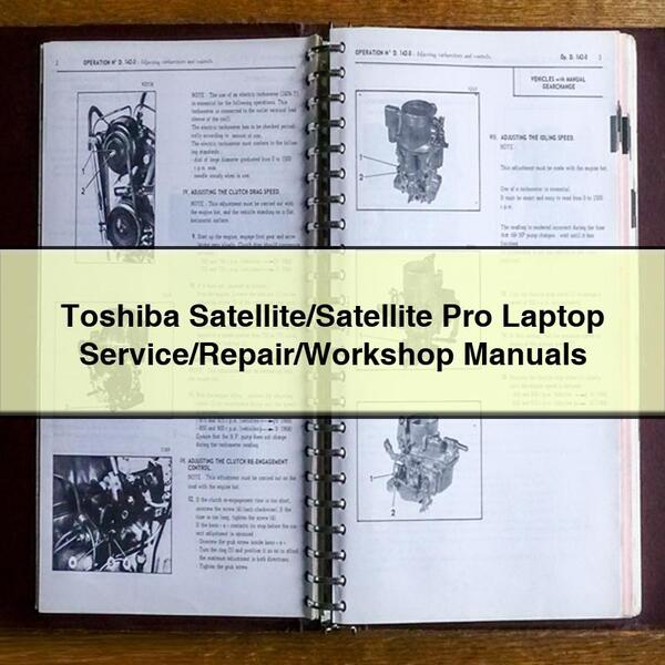 Manuales de servicio, reparación y taller de portátiles Toshiba Satellite/Satellite Pro