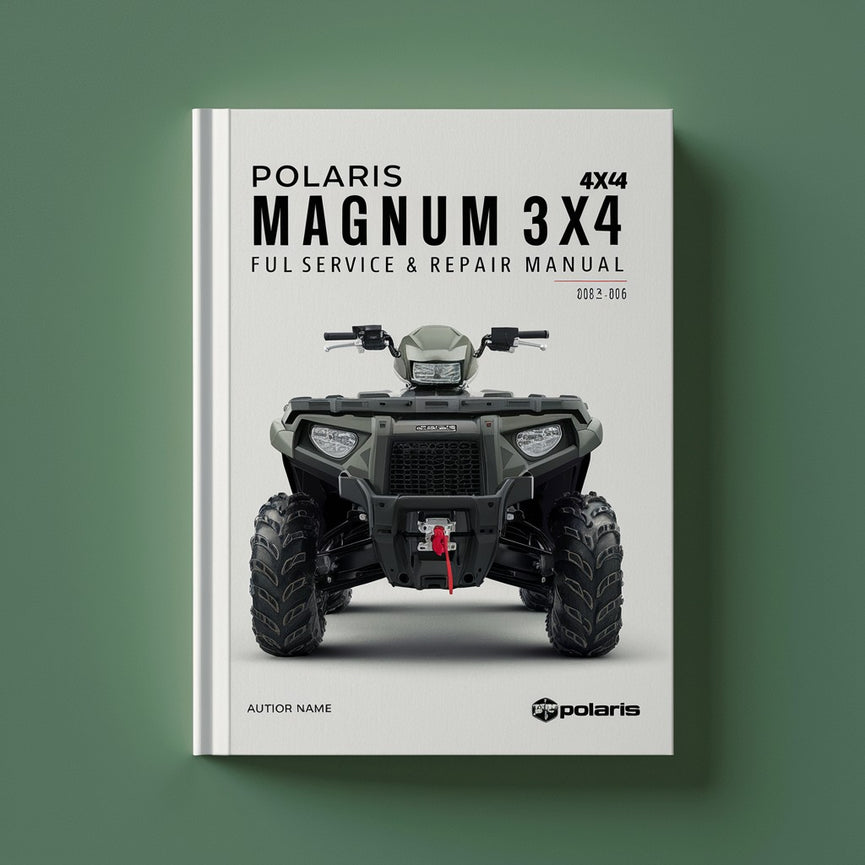 POLARIS MAGNUM 330 4X4 ATV Full Service Repair Manual 2003-2006 PDF Download