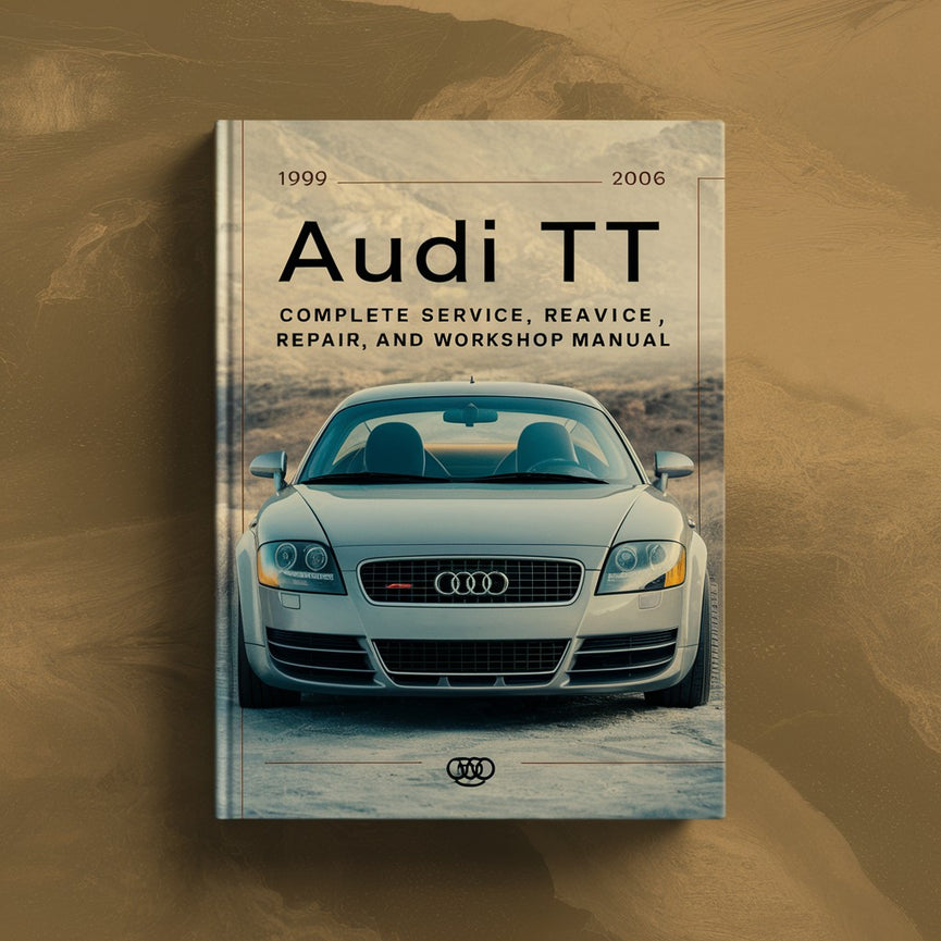 1999-2006 AUDI TT Complete Service/Repair/Workshop Manual  ( 99 2000 2001 2002 2003 2004 2005 06 )